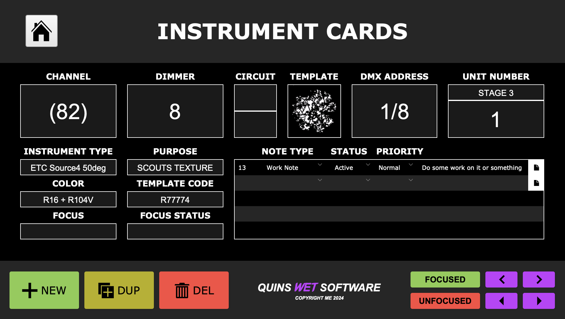 quinn's wet software